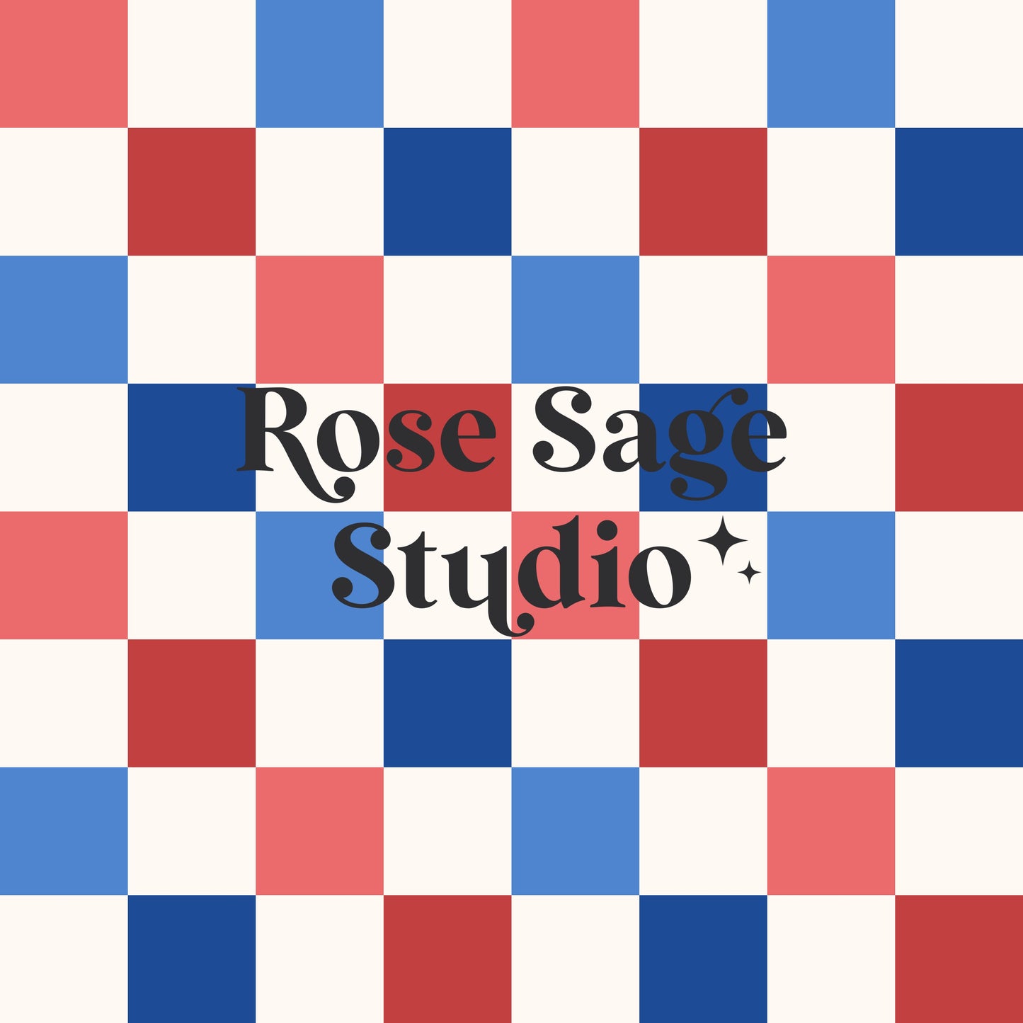 Fourth of July Checkered Seamless File
