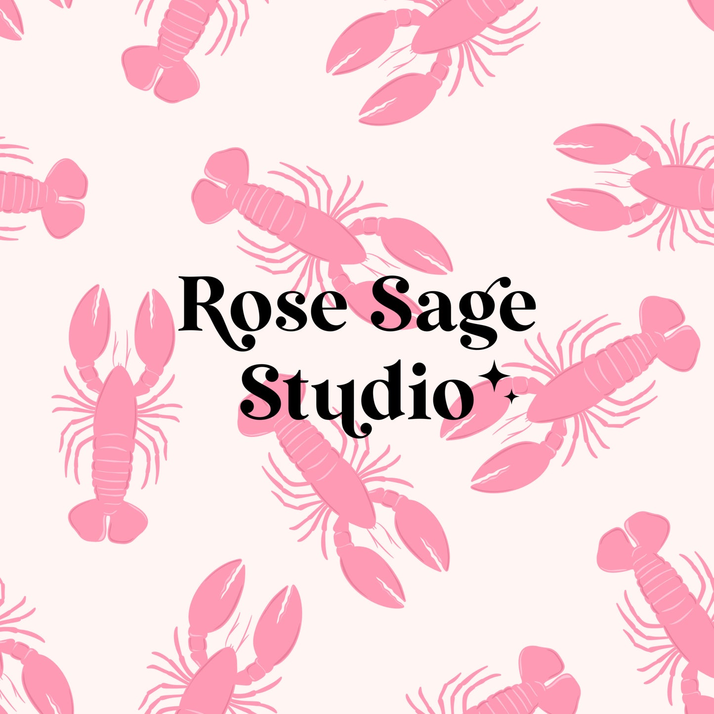 Pink Lobsters Seamless File