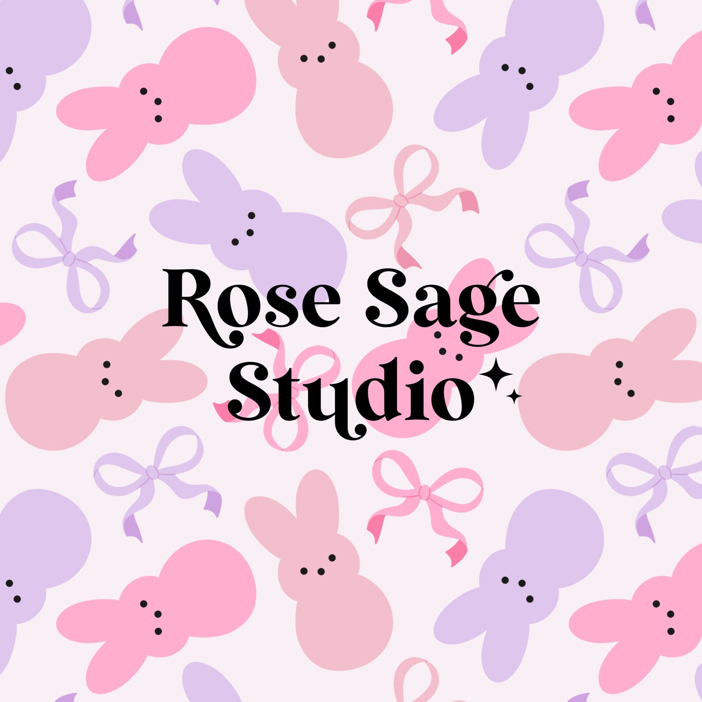 Easter Candy and Bows Seamless Pattern File