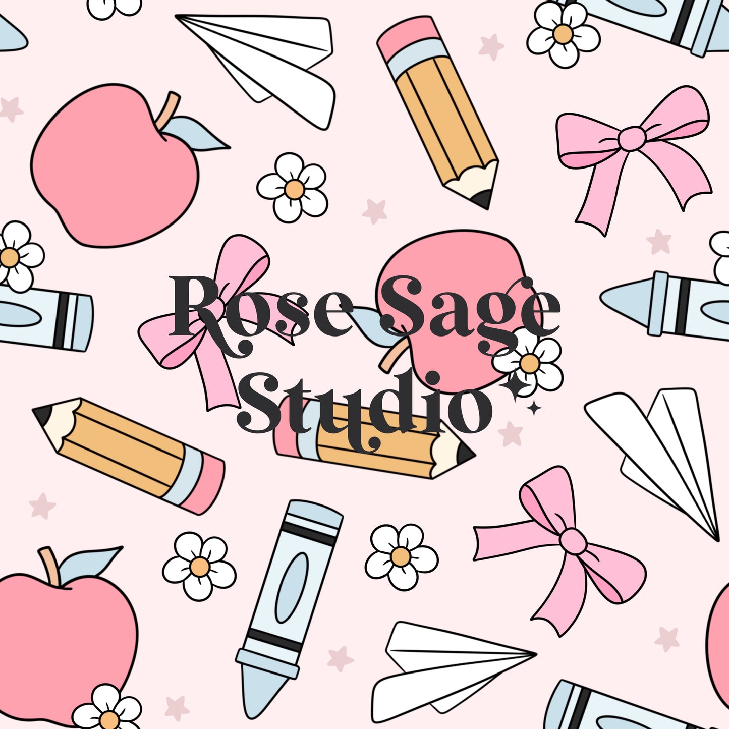 School Bow Seamless File