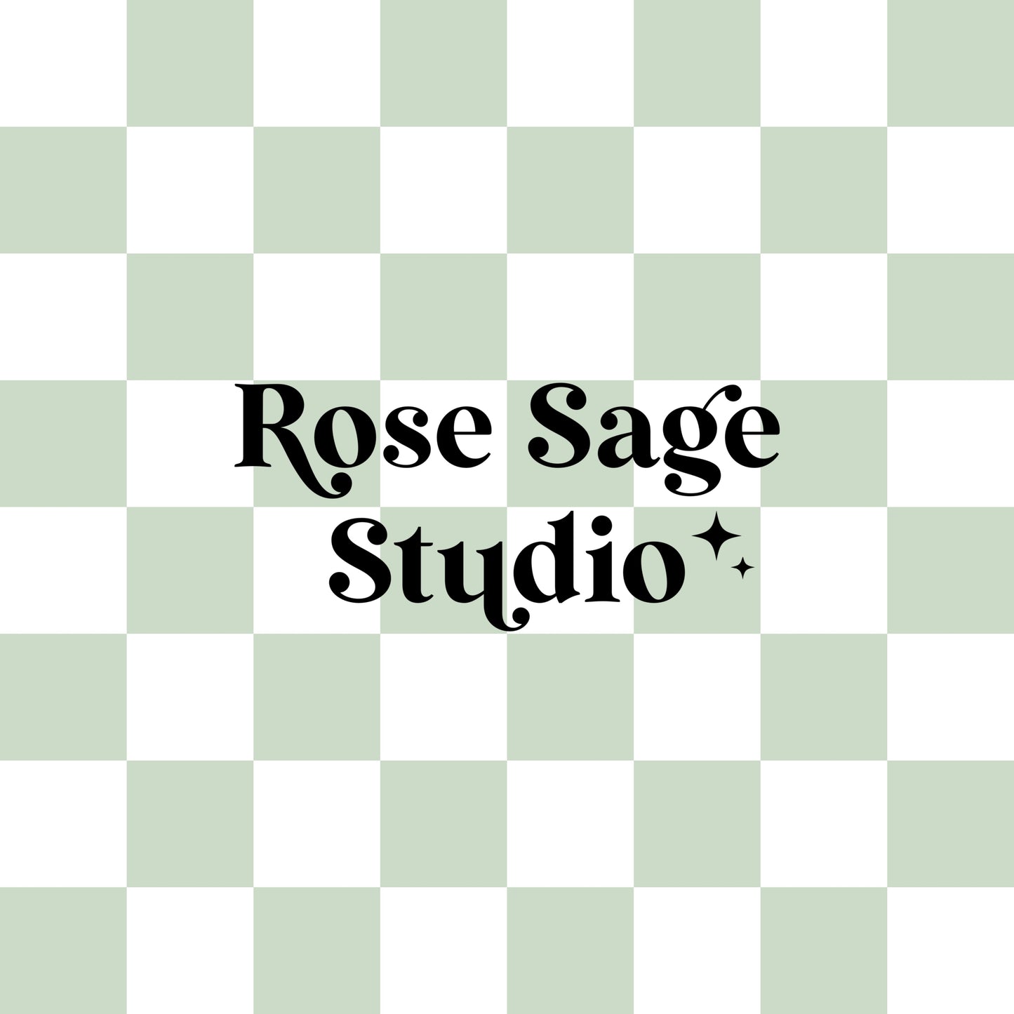 Green Checkered Seamless Pattern