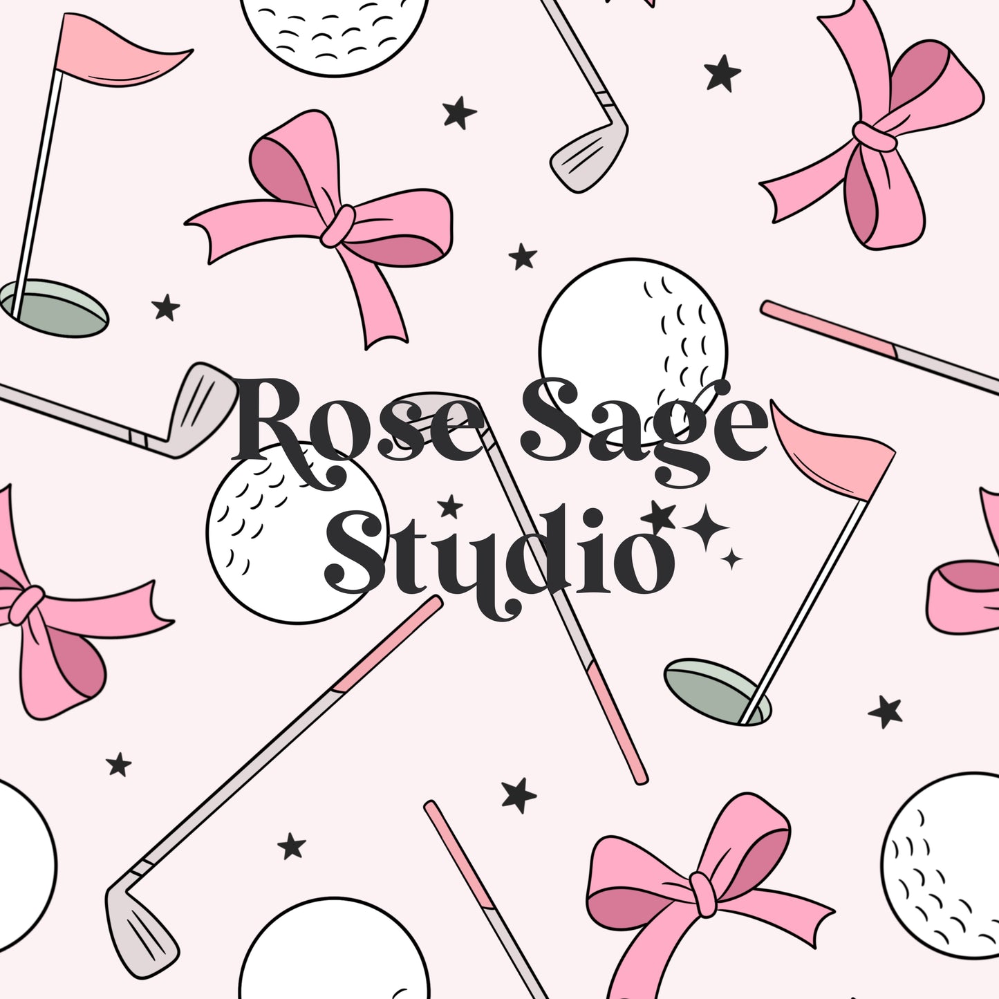 Golf and Bows Seamless File