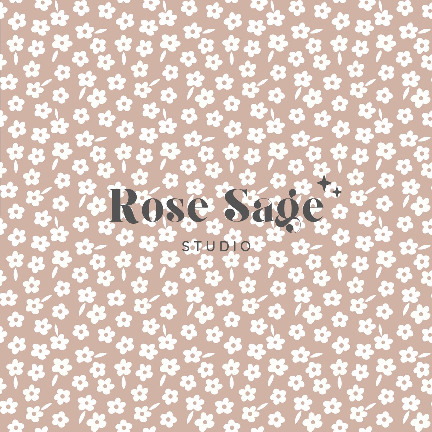 White Blush Pink Floral Seamless Pattern, Ditsy Floral Spring Seamless File, Boho Small Floral Seamless, Girl Spring Summer Flower Design