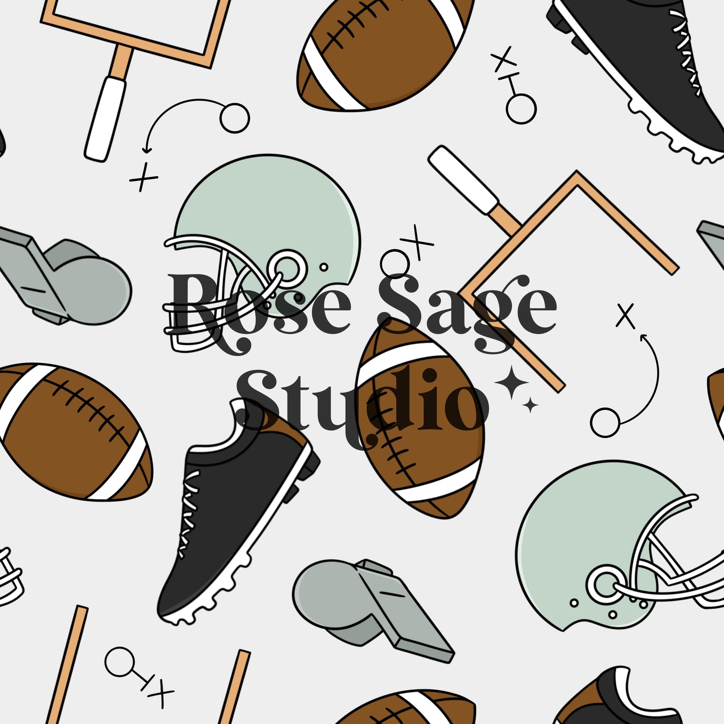 Football Seamless Pattern File