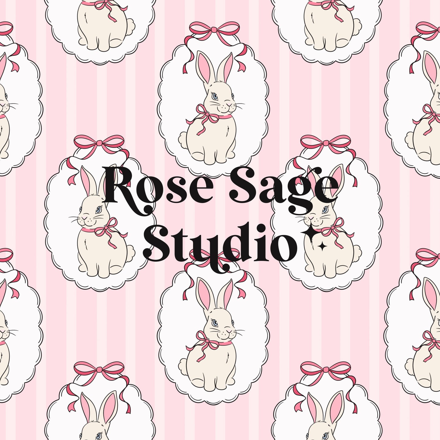 Easter Bunny Frames Seamless File