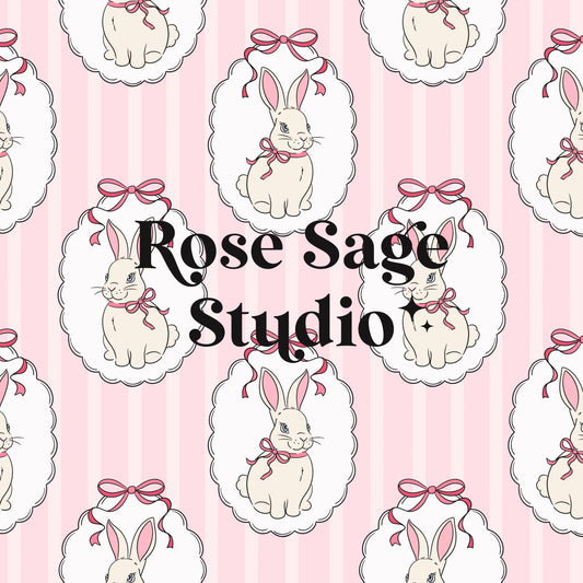 Easter Bunny Frames Seamless File