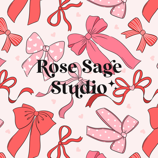 Valentine’s Bows Seamless File