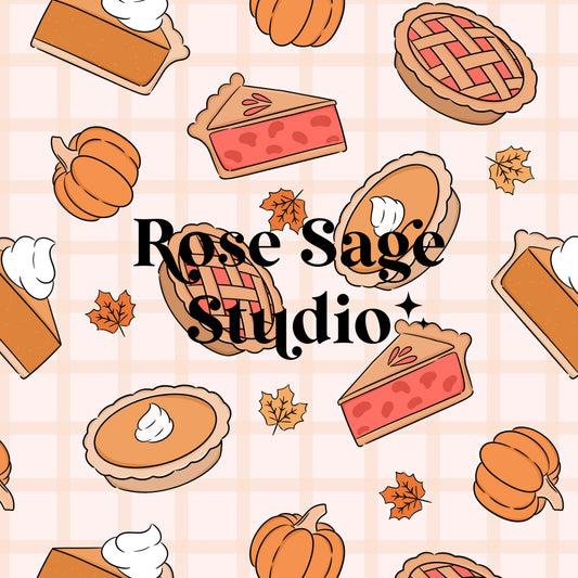 Fall Pies Seamless File