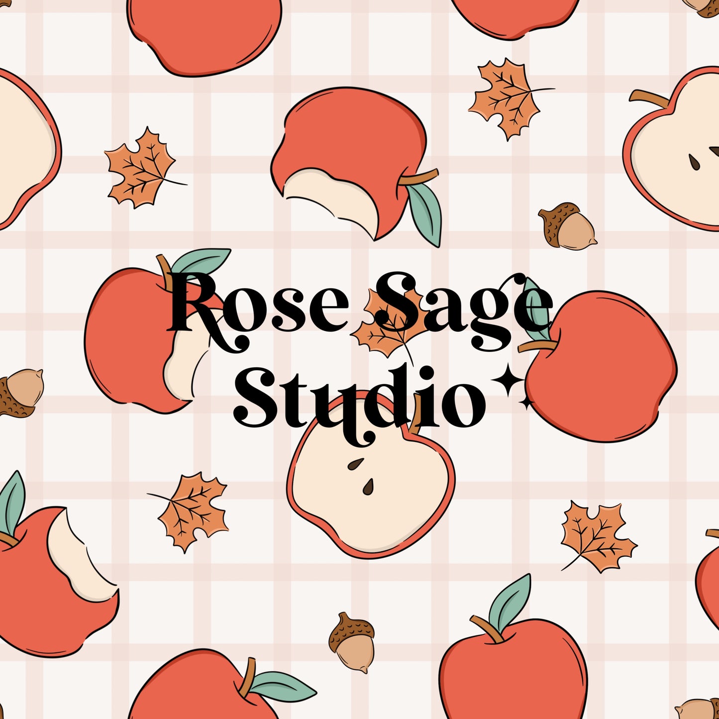 Fall Apples Seamless File