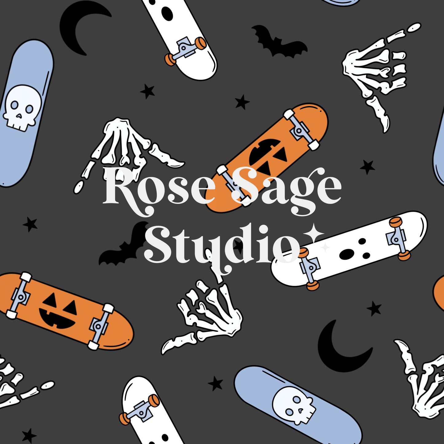 Halloween Skateboards Seamless File