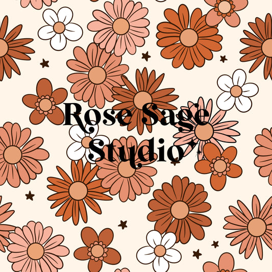 Fall Floral Seamless File