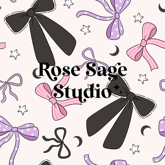 Halloween Bows Seamless File