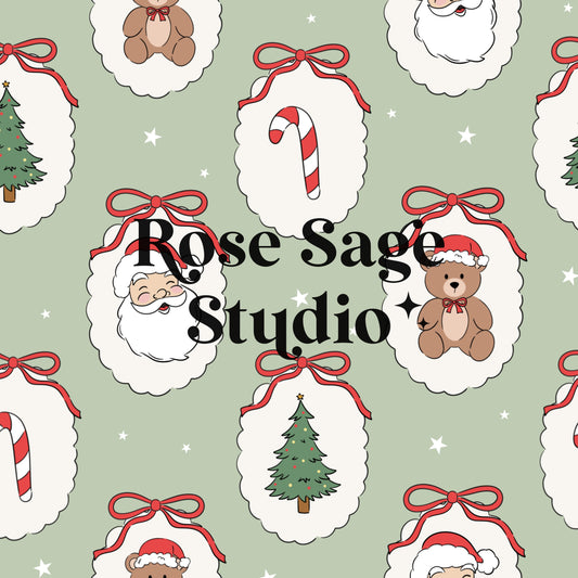 Christmas Frames Seamless File