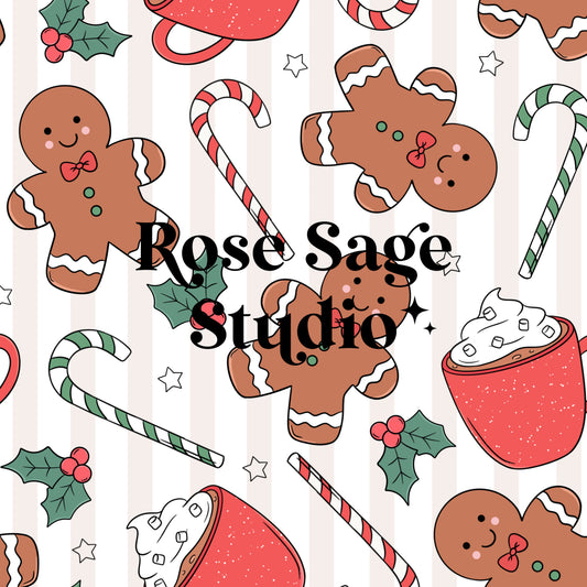 Christmas Gingerbread Seamless File