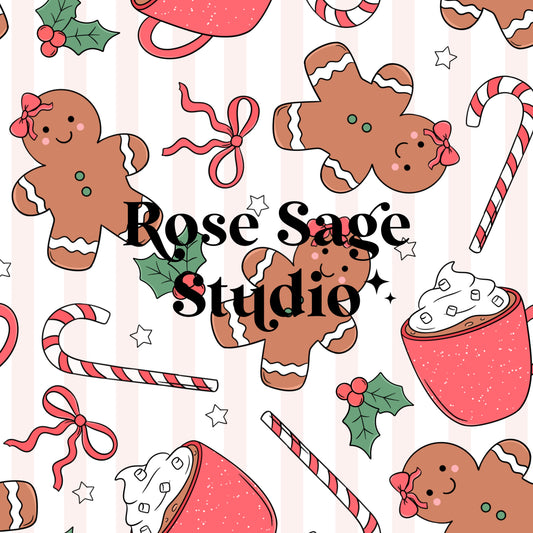Christmas Gingerbread Seamless File